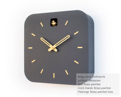 Handmade Square Cuckoo Clock – Modern Design