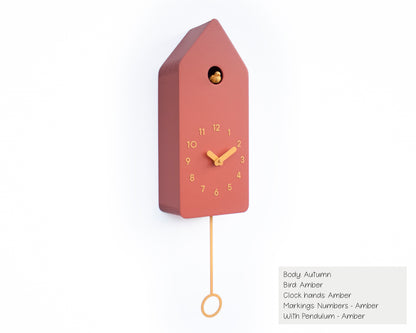 Handmade Long Cuckoo Clock – Modern Design