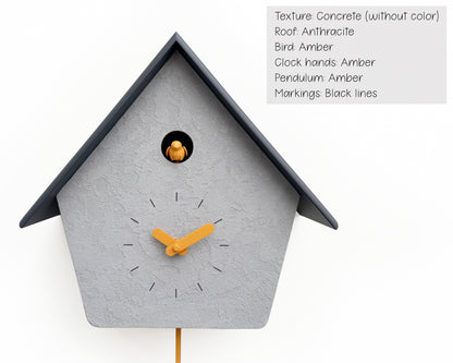 Handmade Modern Cuckoo Clock – Customizable Design