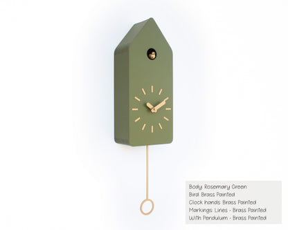 Handmade Long Cuckoo Clock – Modern Design