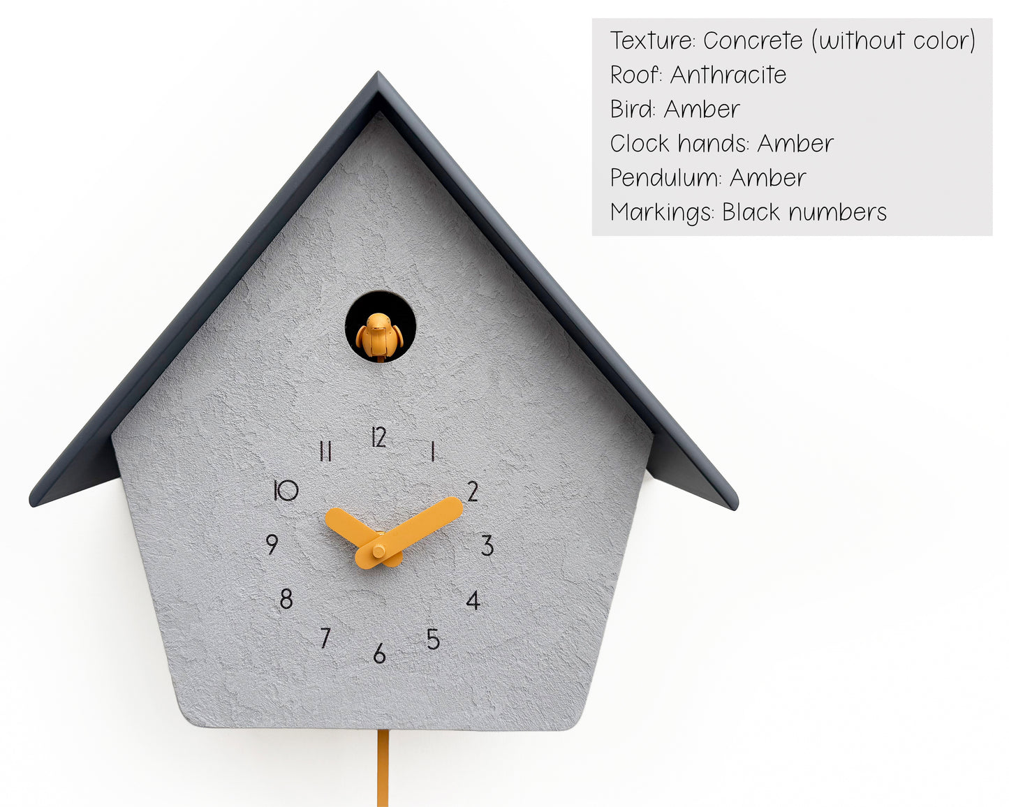 Handmade Modern Cuckoo Clock – Customizable Design