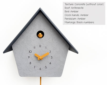 Handmade Modern Cuckoo Clock – Customizable Design