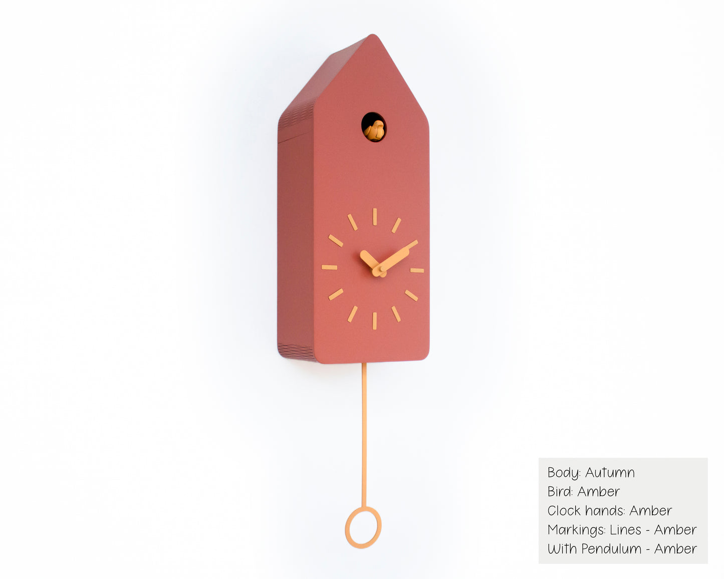 Handmade Long Cuckoo Clock – Modern Design