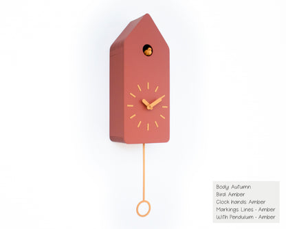 Handmade Long Cuckoo Clock – Modern Design