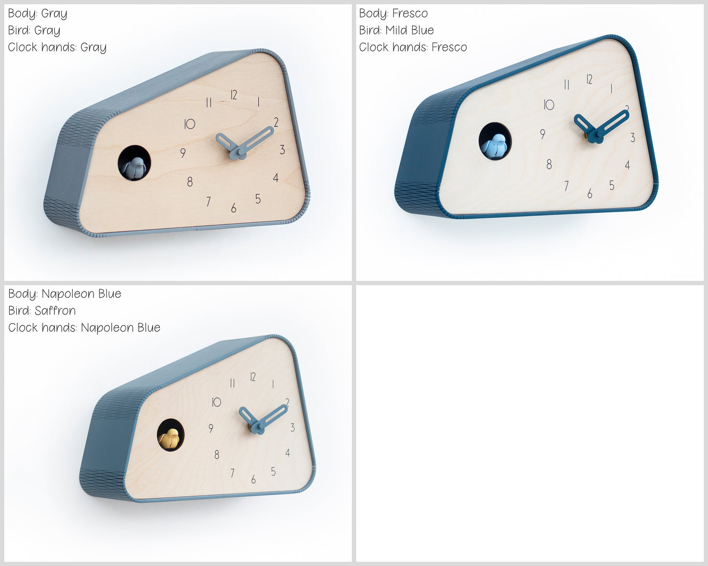 Cuckoo Clock - Unique Modern Design - Table / Wall clock