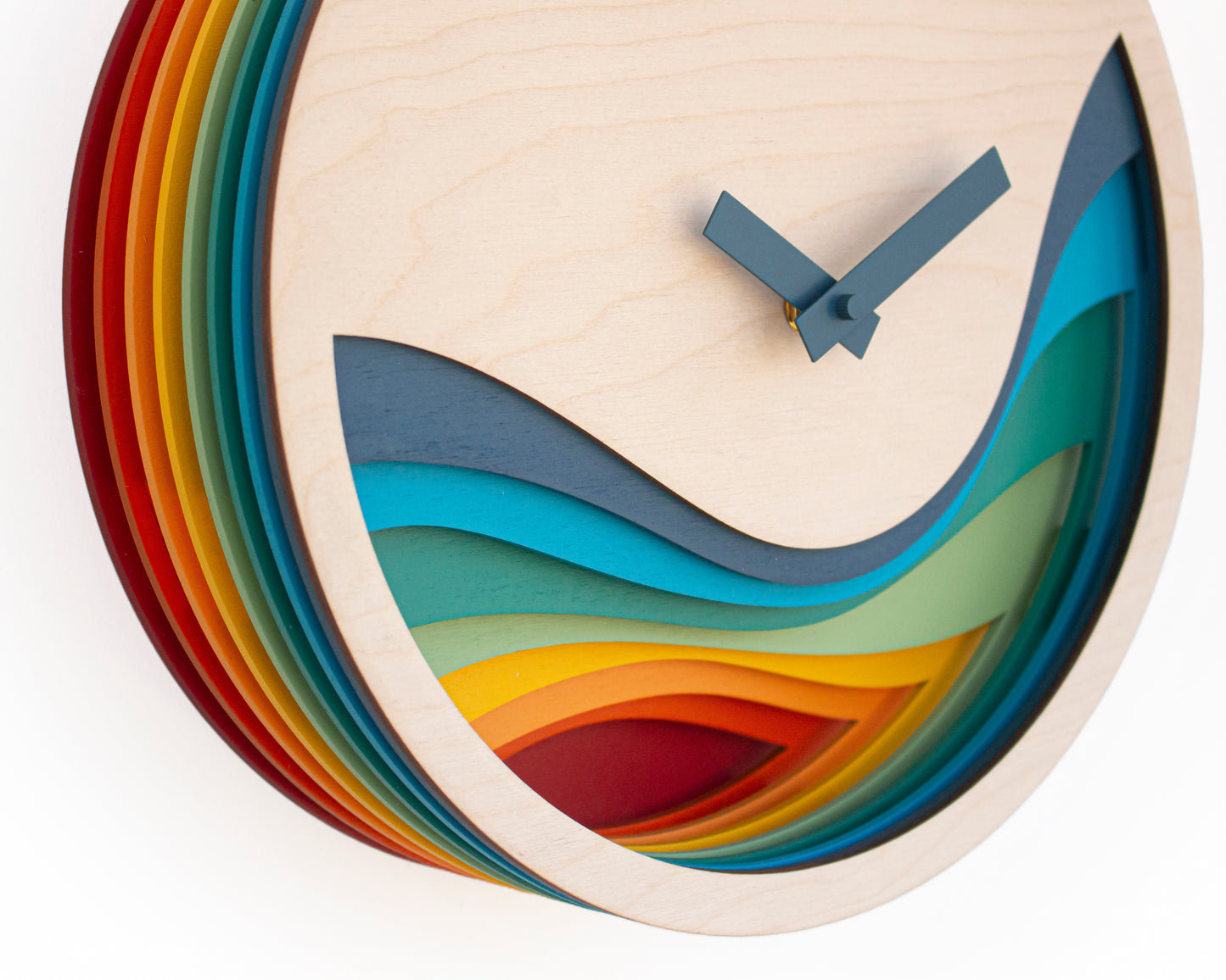 Unique Modern Cuckoo Clock - Multi Colored