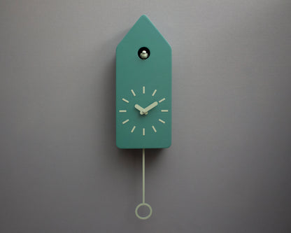 Calm Coast Cuckoo Clock – Minimal Wooden Wall Art