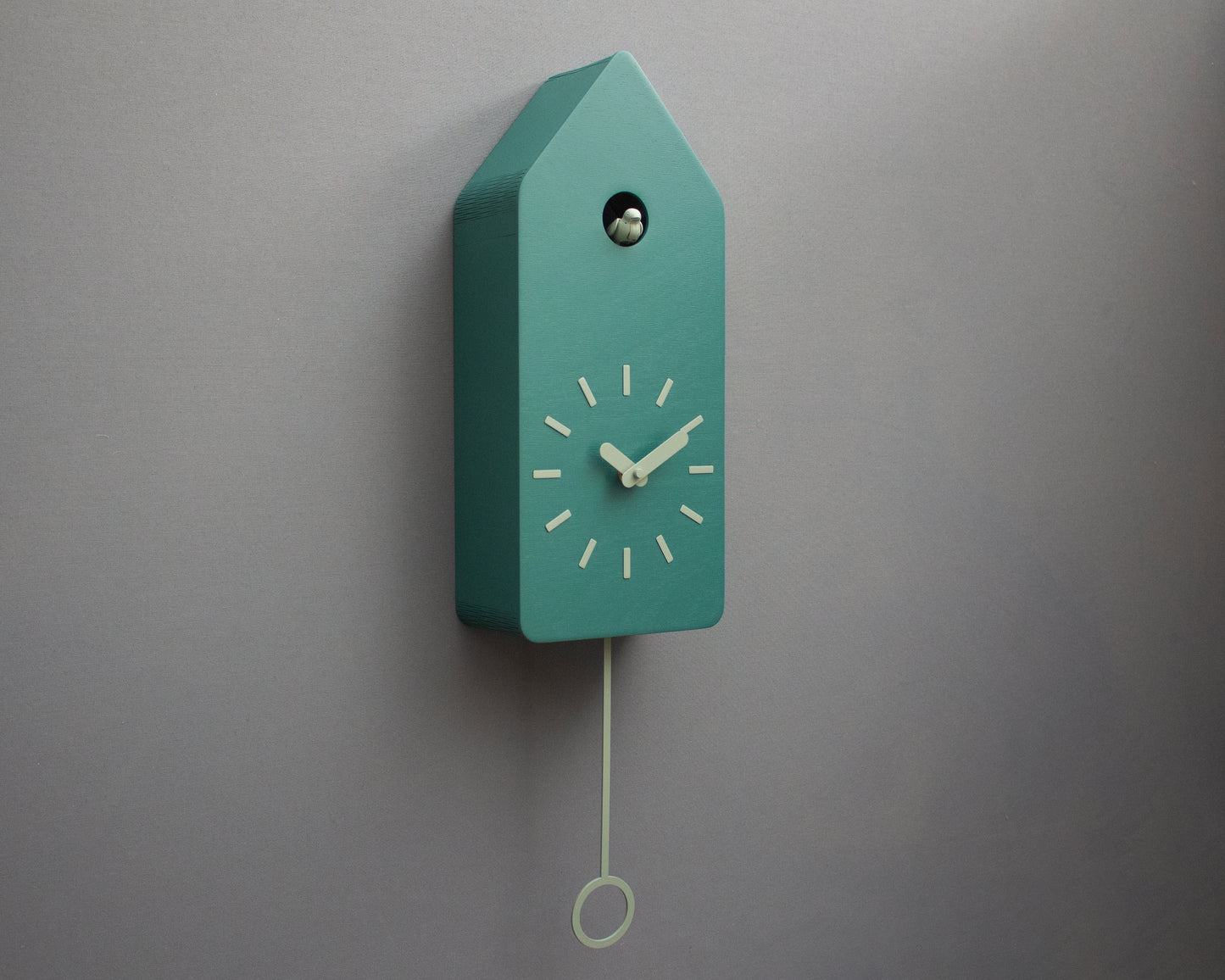 Calm Coast Cuckoo Clock – Minimal Wooden Wall Art