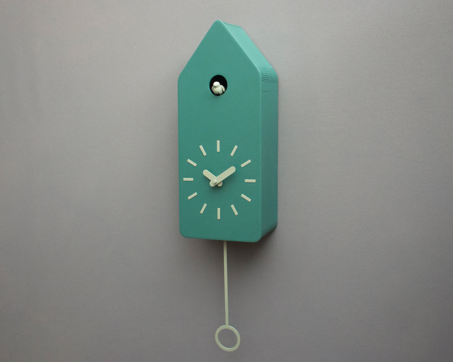 Calm Coast Cuckoo Clock – Minimal Wooden Wall Art