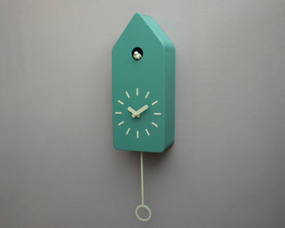 Calm Coast Cuckoo Clock – Minimal Wooden Wall Art