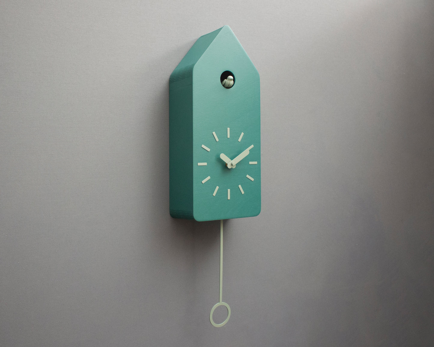 Calm Coast Cuckoo Clock – Minimal Wooden Wall Art