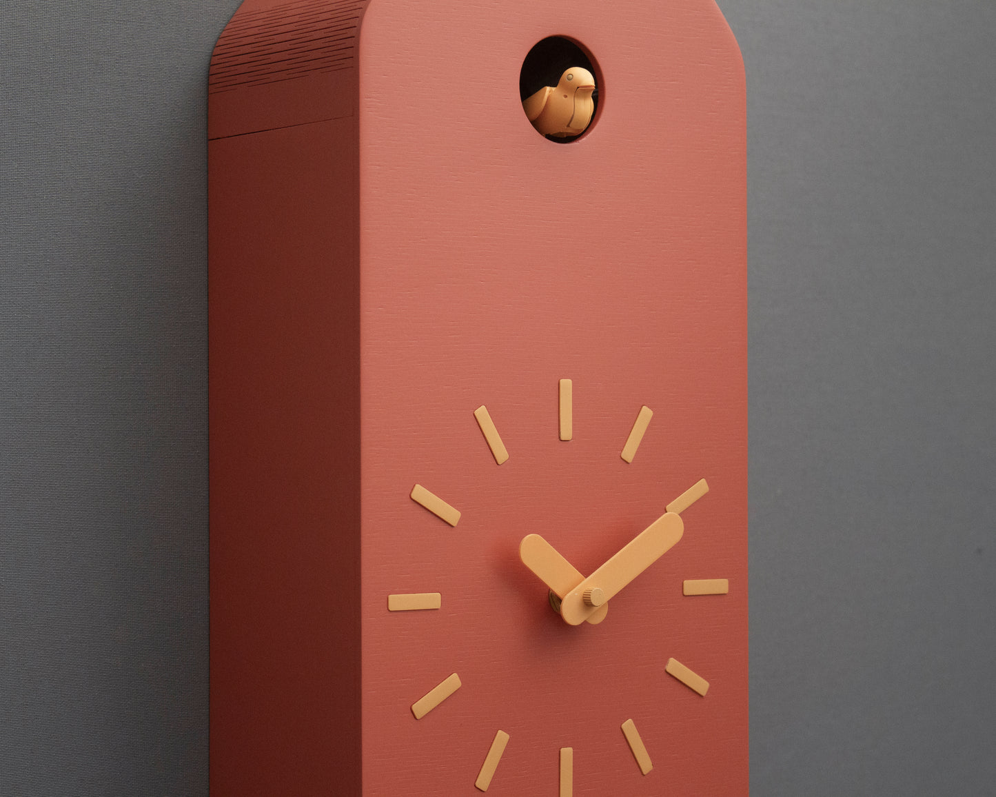 Sunset House Cuckoo Clock – Warm Scandinavian Wall Accent