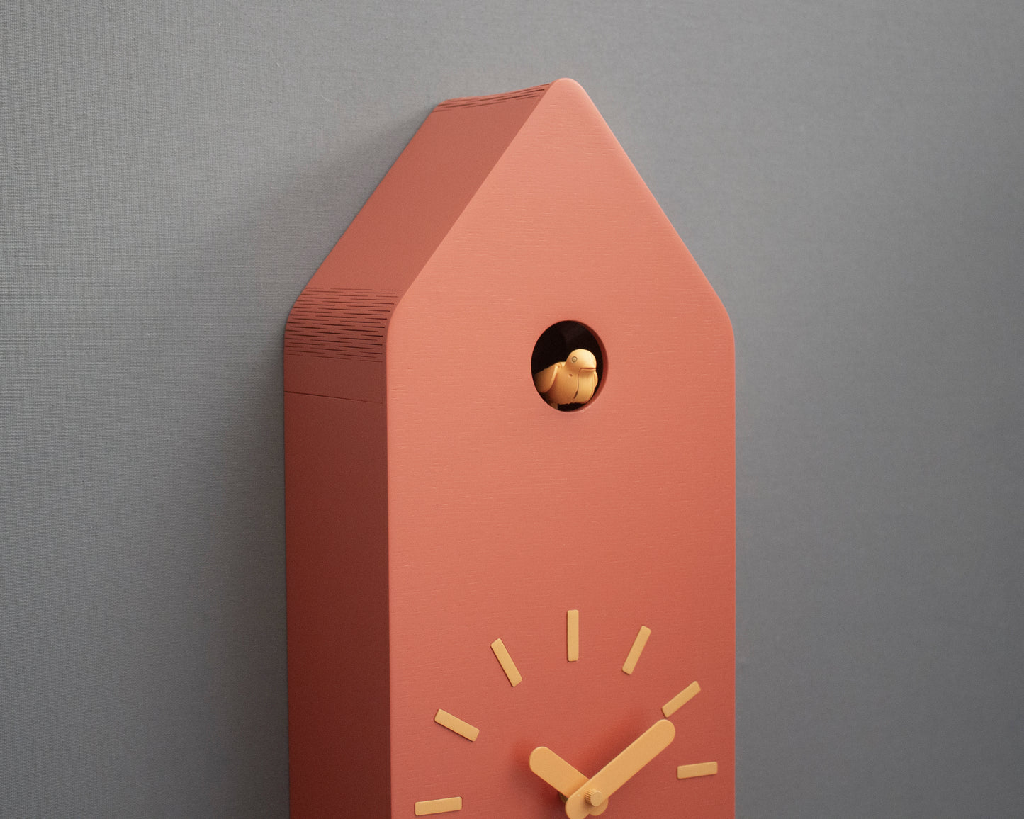 Sunset House Cuckoo Clock – Warm Scandinavian Wall Accent