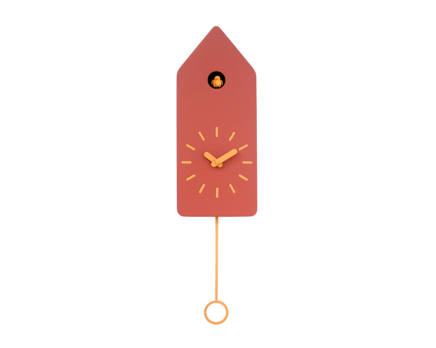 Sunset House Cuckoo Clock – Warm Scandinavian Wall Accent