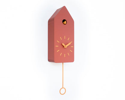 Sunset House Cuckoo Clock – Warm Scandinavian Wall Accent