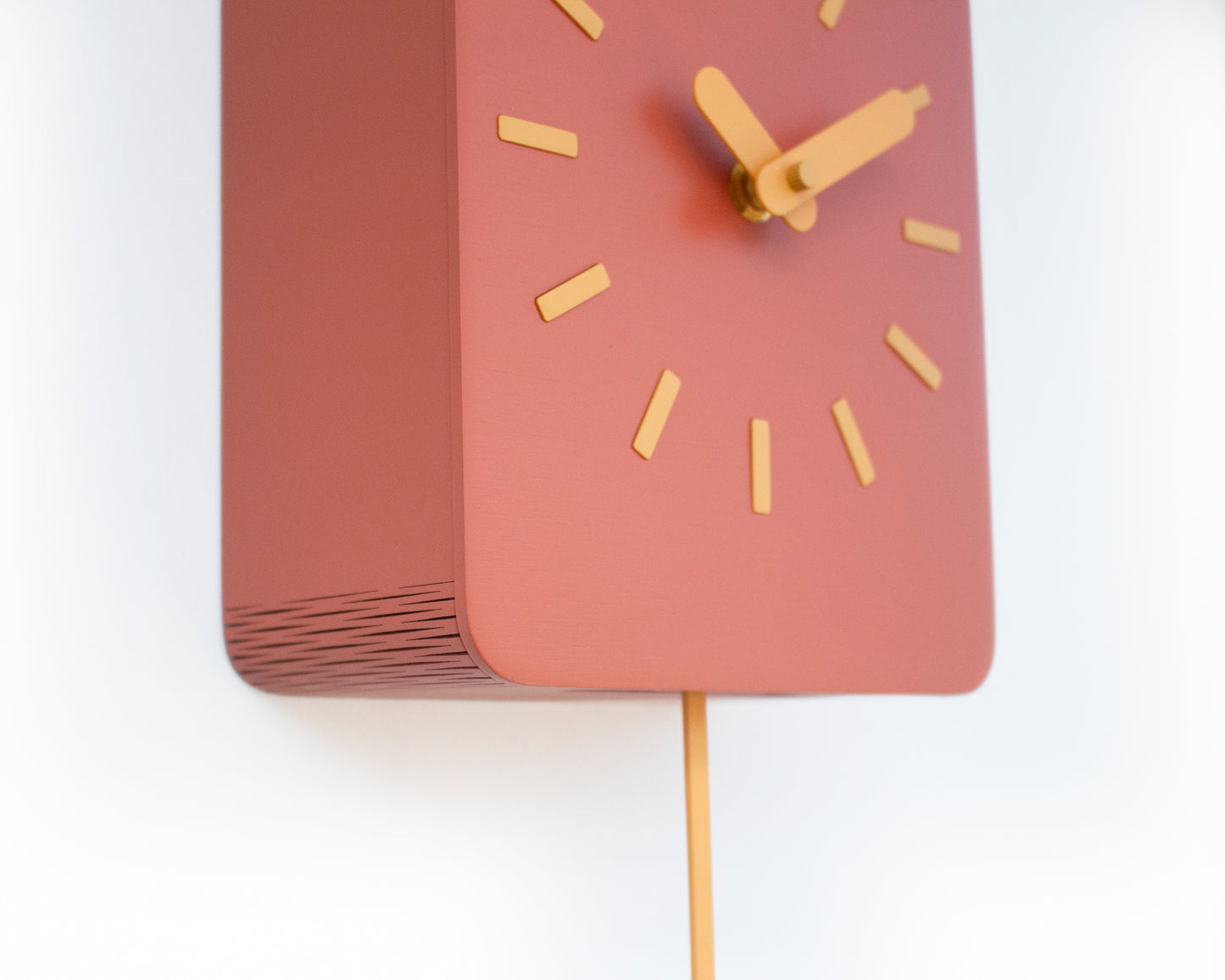 Sunset House Cuckoo Clock – Warm Scandinavian Wall Accent
