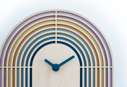Unique Retro Modern Cuckoo Clock - Multi Colored