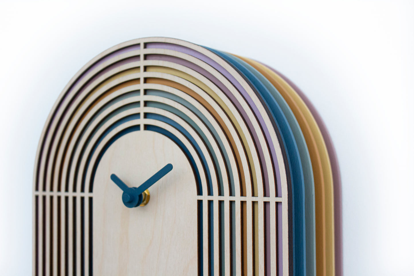 Unique Retro Modern Cuckoo Clock - Multi Colored