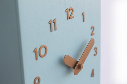 Mold Green Cuckoo Clock – Scandinavian Wall Decor with Brass Details