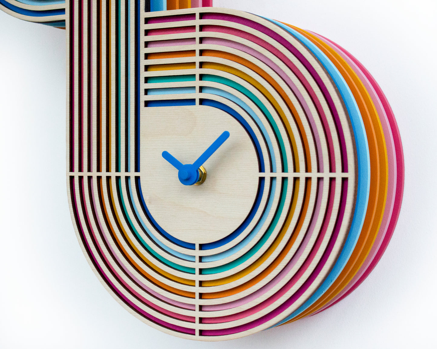 Unique Modern Cuckoo Clock - Multi Colored