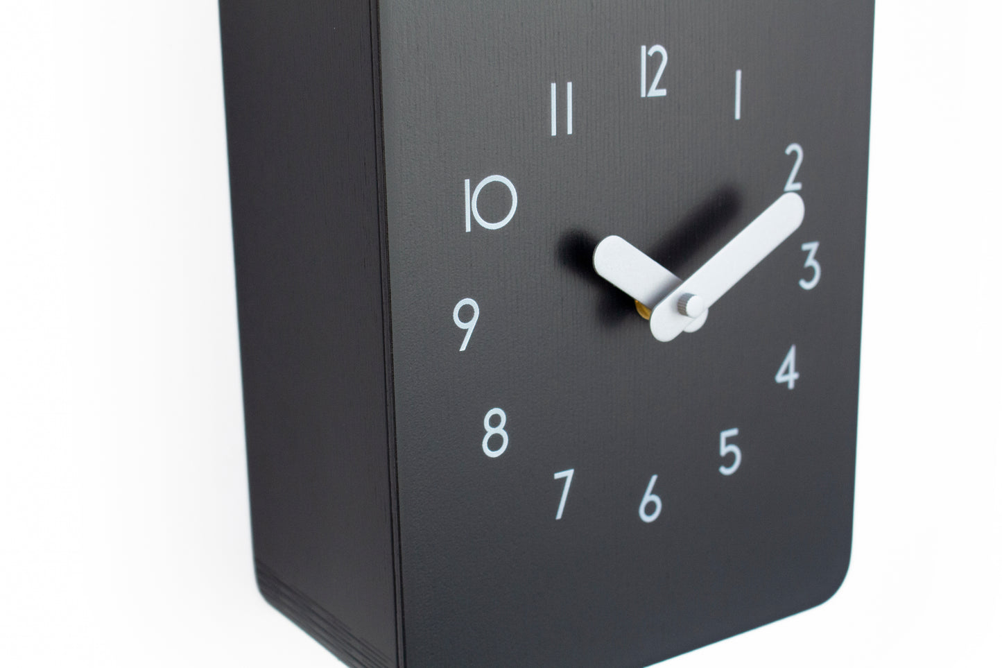 Cuckoo Clock - Black with Silver accessories and Mild Blue Bird