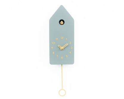 Cuckoo Clock - Linden Green with Saffron accessories