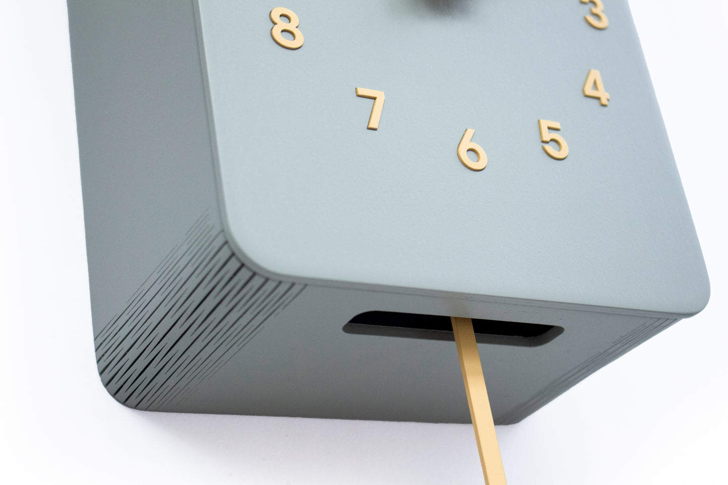 Cuckoo Clock - Linden Green with Saffron accessories