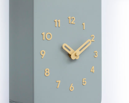 Cuckoo Clock - Linden Green with Saffron accessories