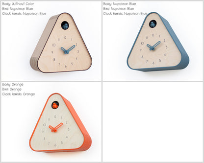 Cuckoo Clock - Unique Modern Design - Table / Wall clock