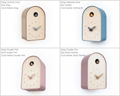 Cuckoo Clock - Unique Modern Design - Table / Wall clock