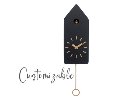 Handmade Long Cuckoo Clock – Modern Design